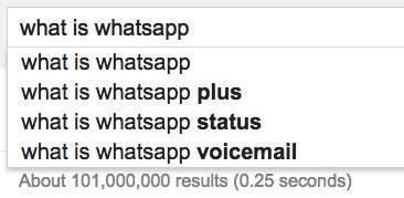 whatsapp google
