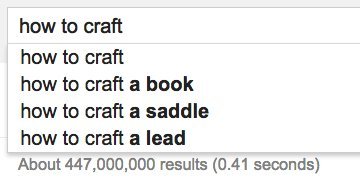 how craft google