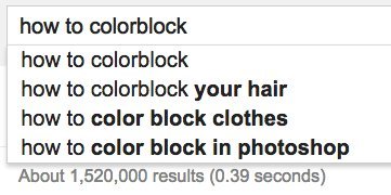 how colorblock google