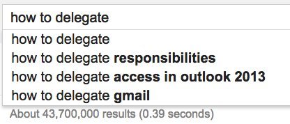 how delegate google
