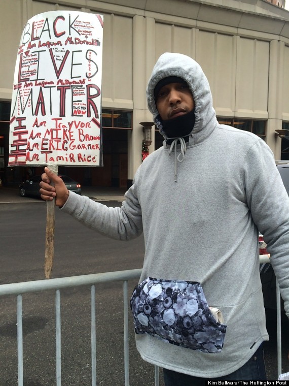 eric holder protests chicago