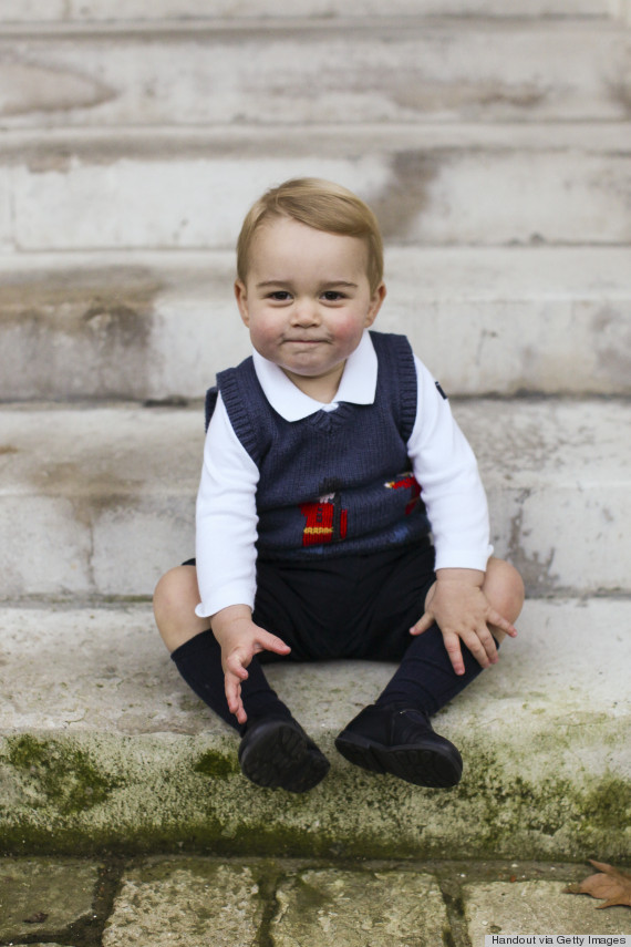 prince george christmas photo