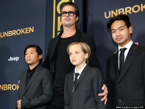 brad pitt kids