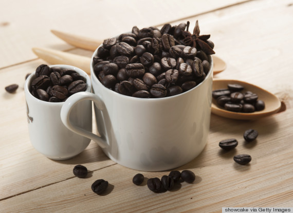 coffee beans coffee cup