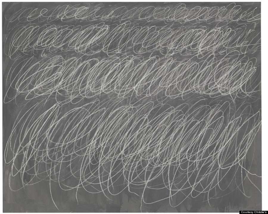 cy twombly blackboard untitled