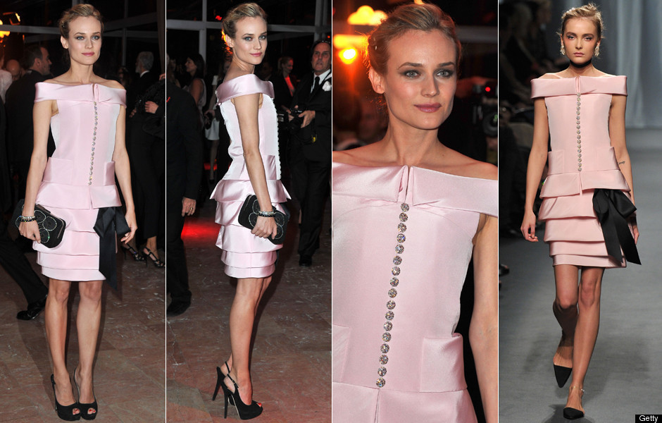 Diane Kruger In Chanel Haute Couture: Posh Or Bad '80s Prom? (PHOTOS ...
