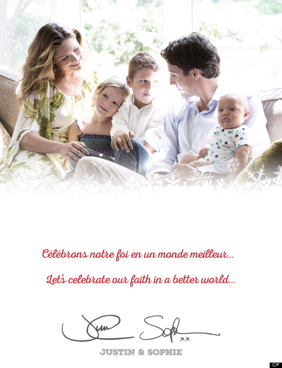 Luxury 50 Justin Trudeau Christmas Card