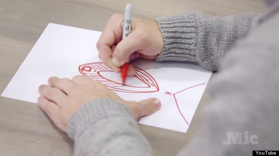 men draw vaginas