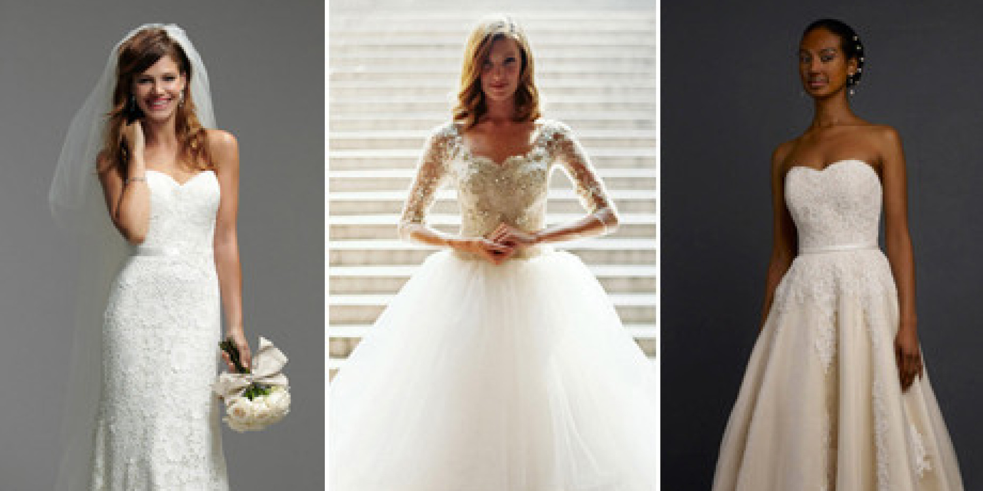 The 25 Most-Pinned Wedding Dresses Of 2014 | HuffPost