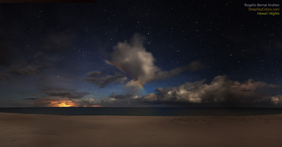 molokai beach rainbow