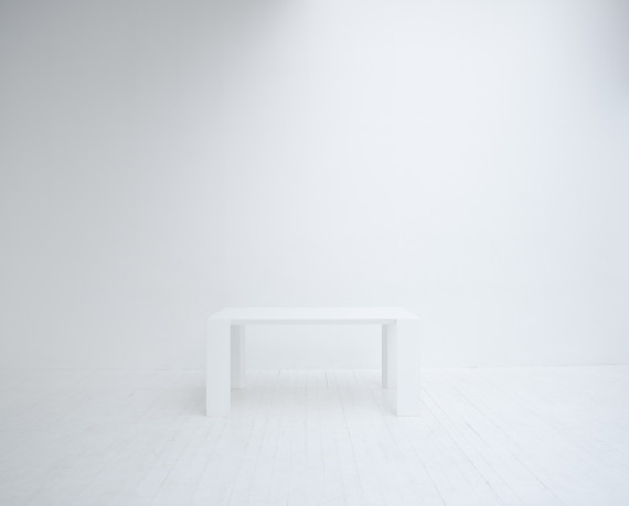 white table