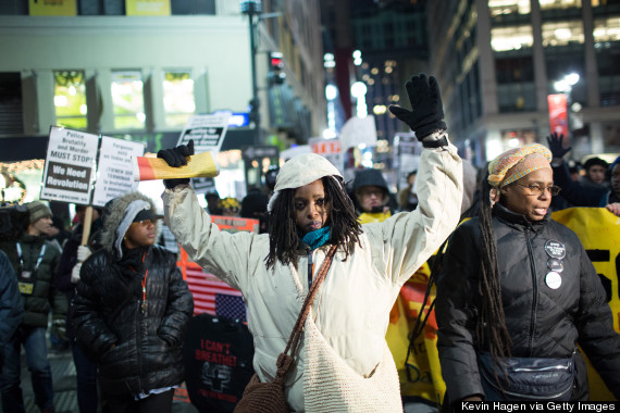 protest times square