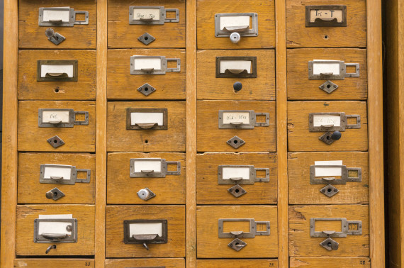 card catalog cabinet