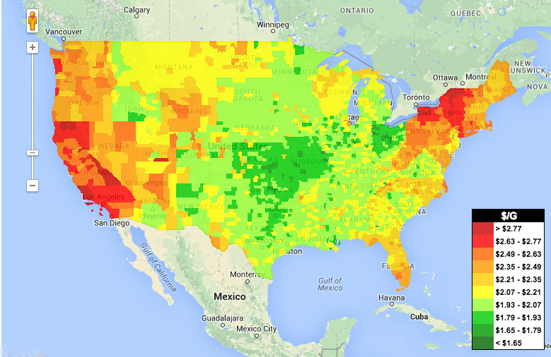 Map Gas Vs Propane