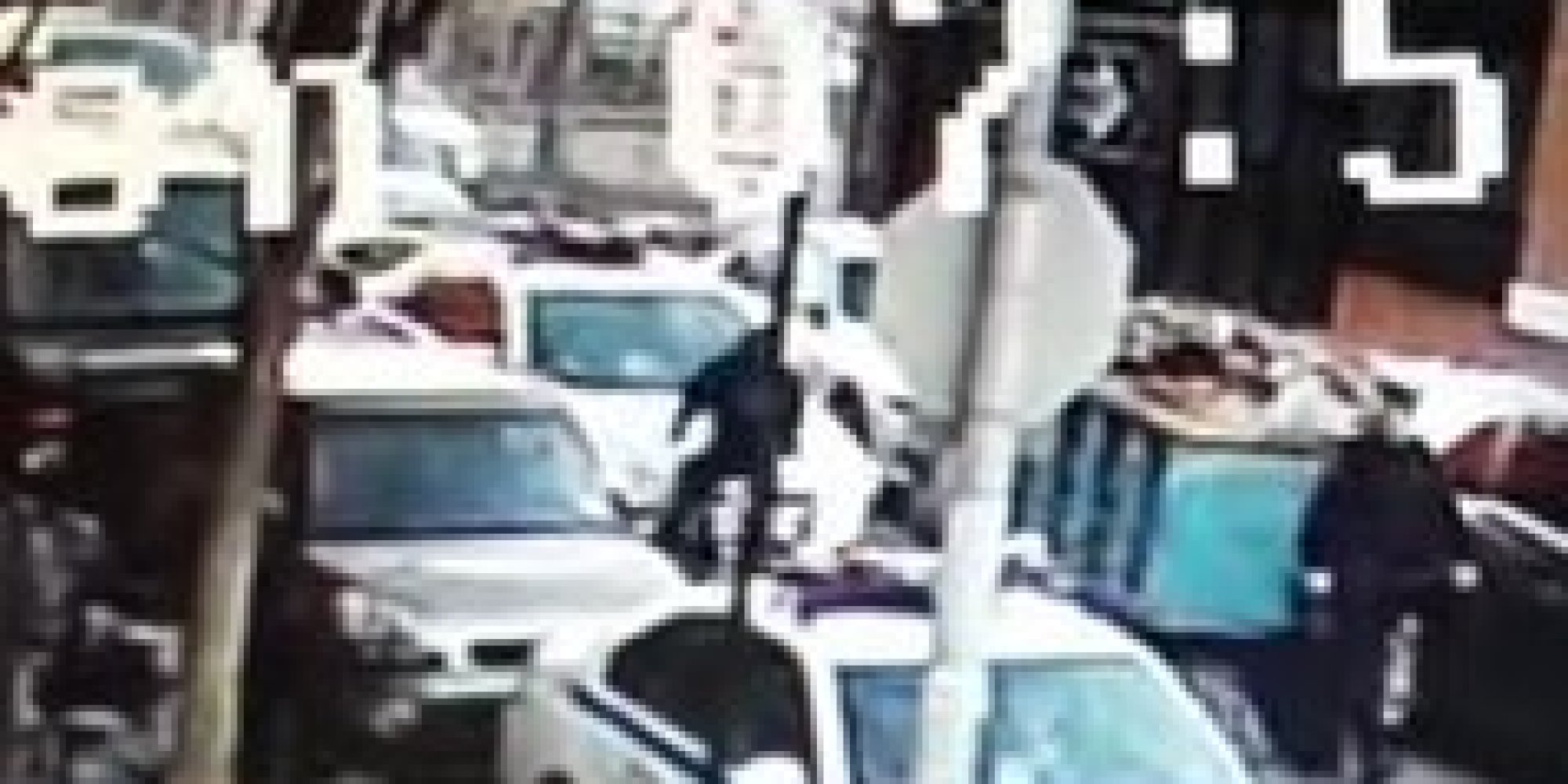 NYPD Officer On Hood Of Moving Police Car Gets Thrown Off | HuffPost