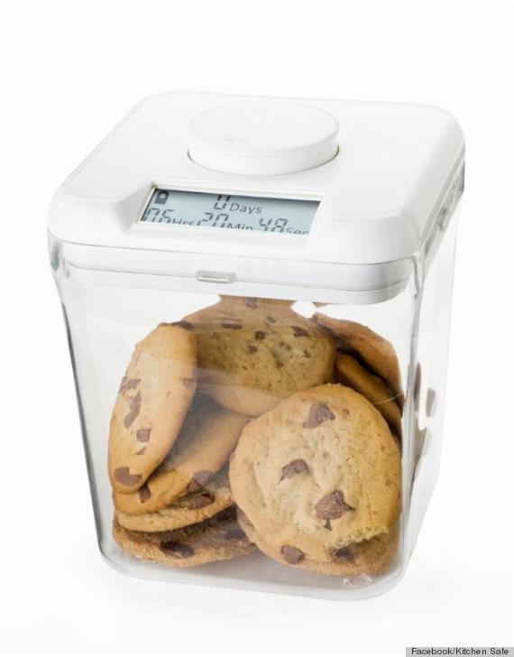 This Kitchen Gadget Locks Your Cookies Away So You Can't Eat The Whole Box  In One Sitting