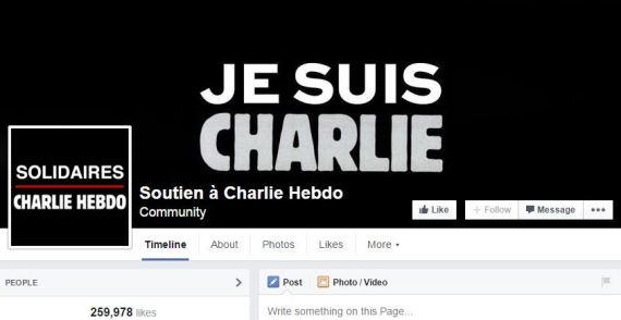 je suis charlie page facebook