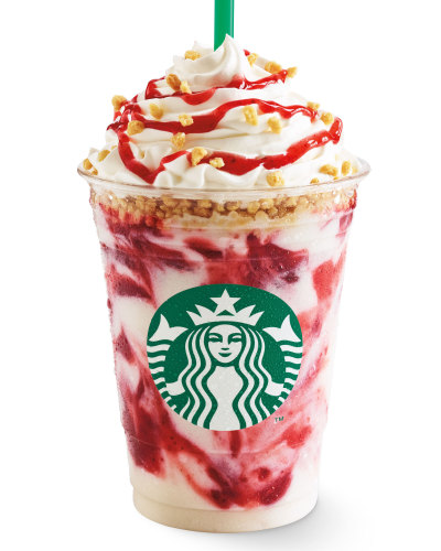 strawberry cheesecake frapp