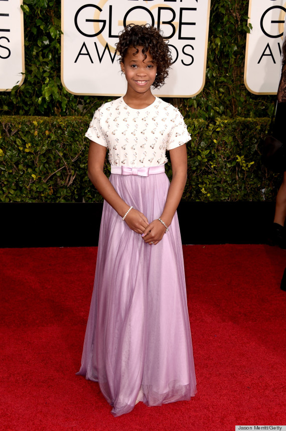 quvenzhané wallis golden globes dress