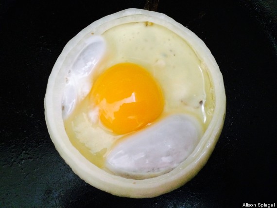 fried egg onion ring