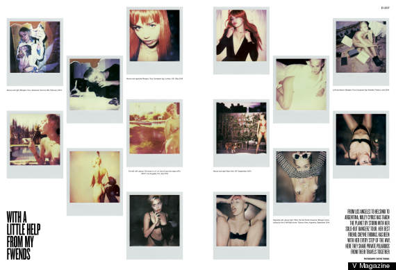 Miley Cyrus Nude Polaroids