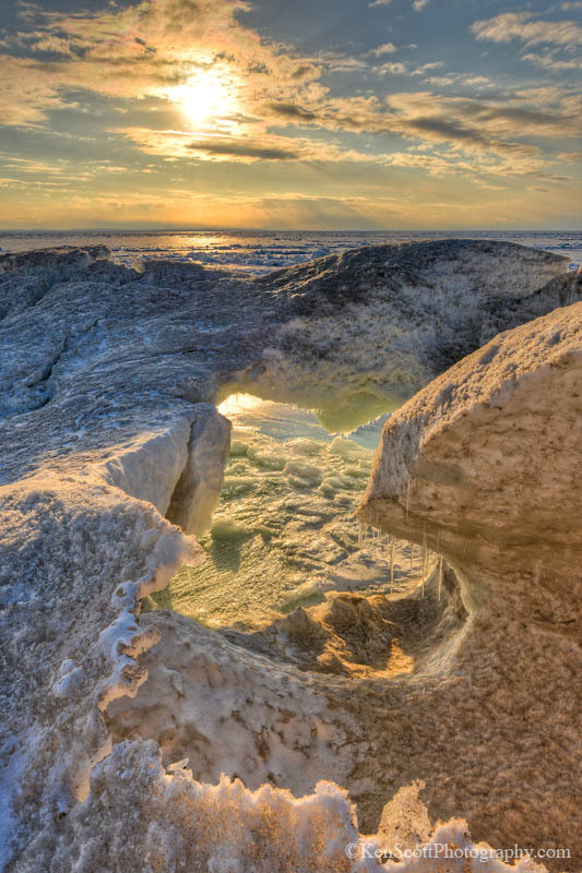 lake michigan ice