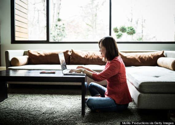 woman on laptop