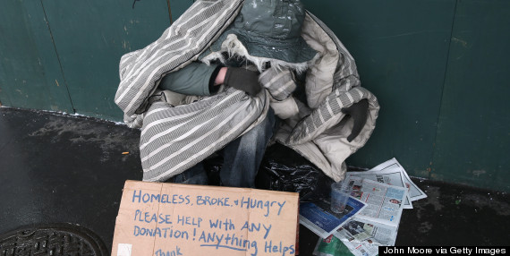 homeless blizzard new york