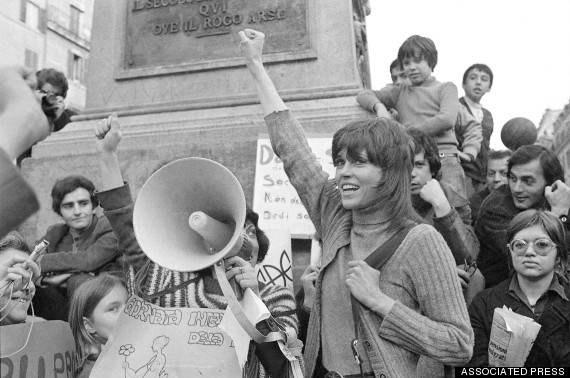 jane fonda protest