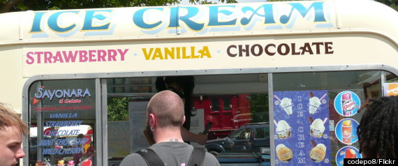 ice cream truck vintage