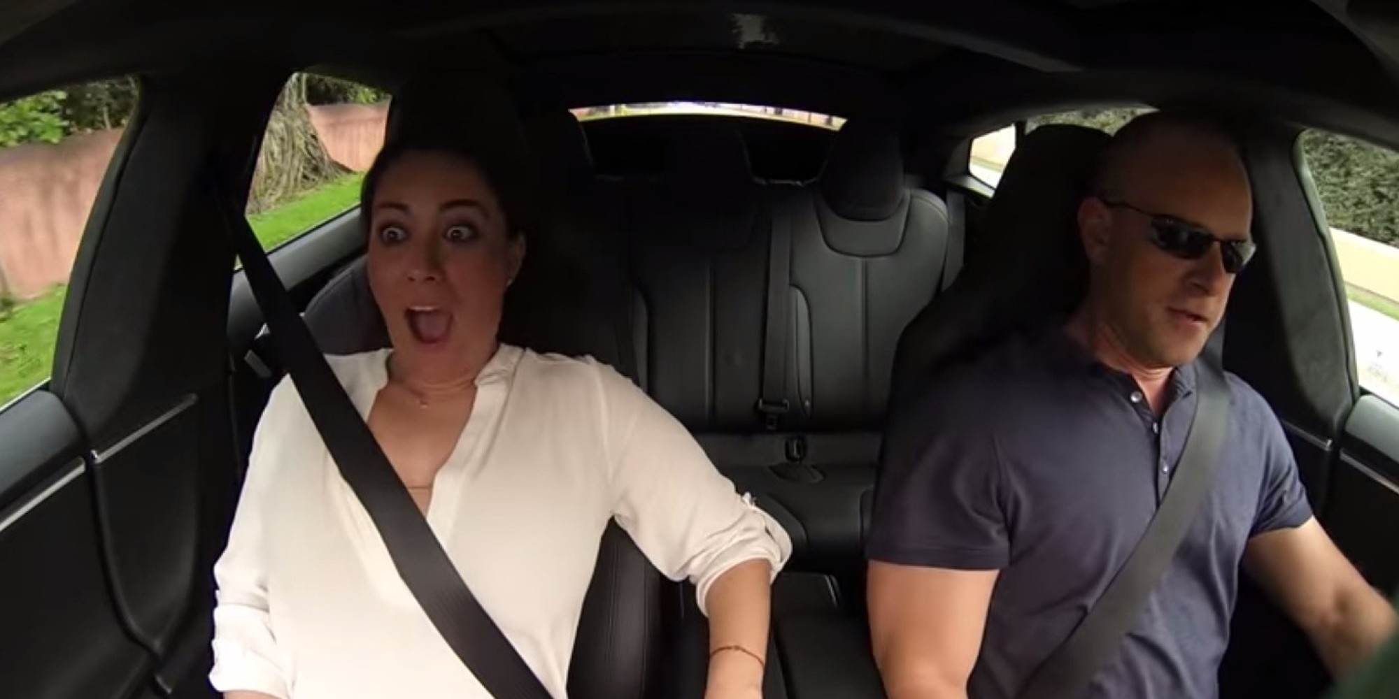 Tesla's 'Insane' Button Totally Freaks People Out In Wild New Video ...