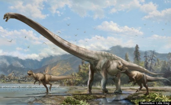 long neck dinosaur china
