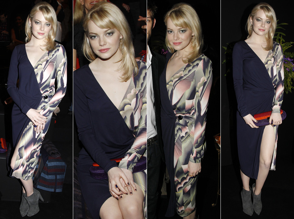 Emma Stone on the front row at Louis Vuitton's resort 2020 show, Latin-american-camShops