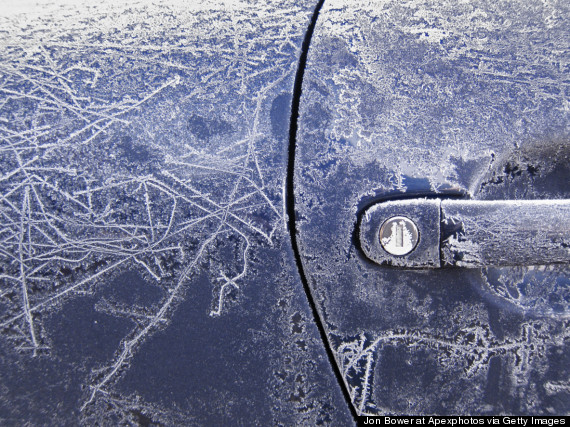 iced car door lock