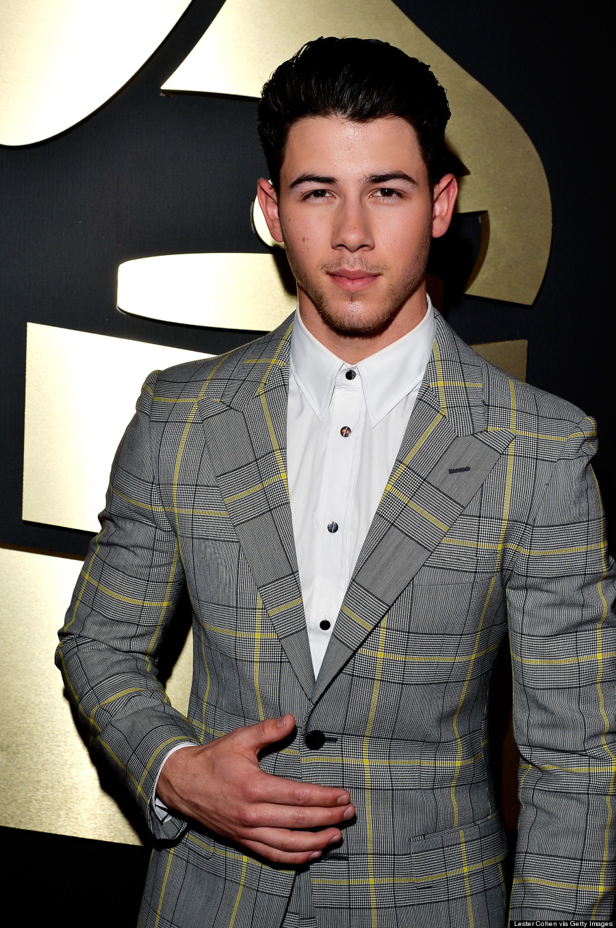 Nick Jonas Is All Kinds Of Handsome At The 2015 Grammys