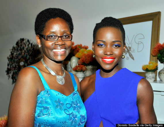 Image result for lupita nyongo and her mum