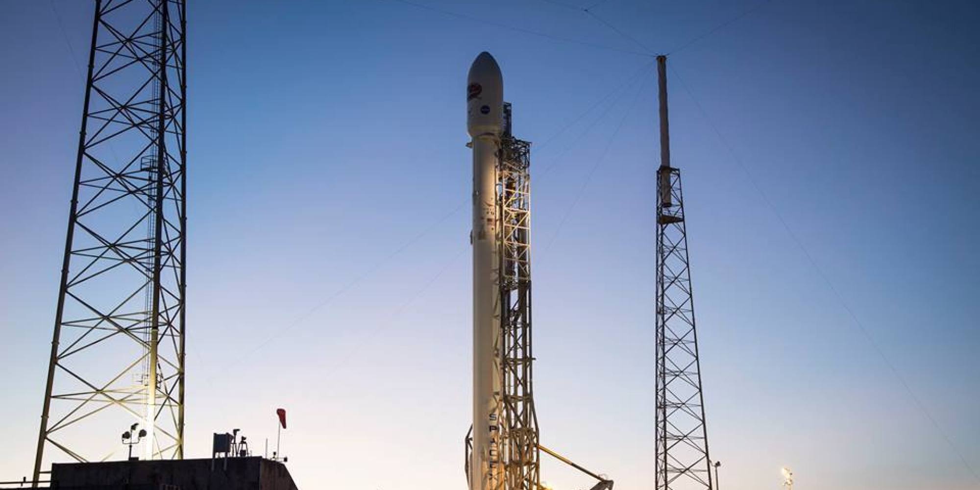 SpaceX Launches Falcon 9 Carrying DSCOVR Satellite