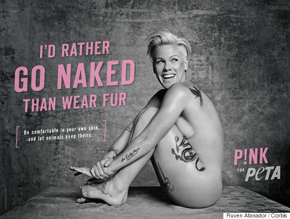pink fur ad