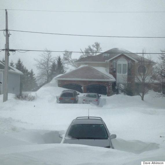 Atlantic Canada Snow Photos Show Easterners Walled In