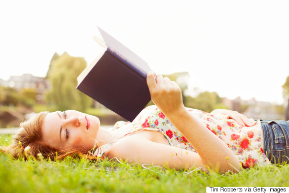 woman reading