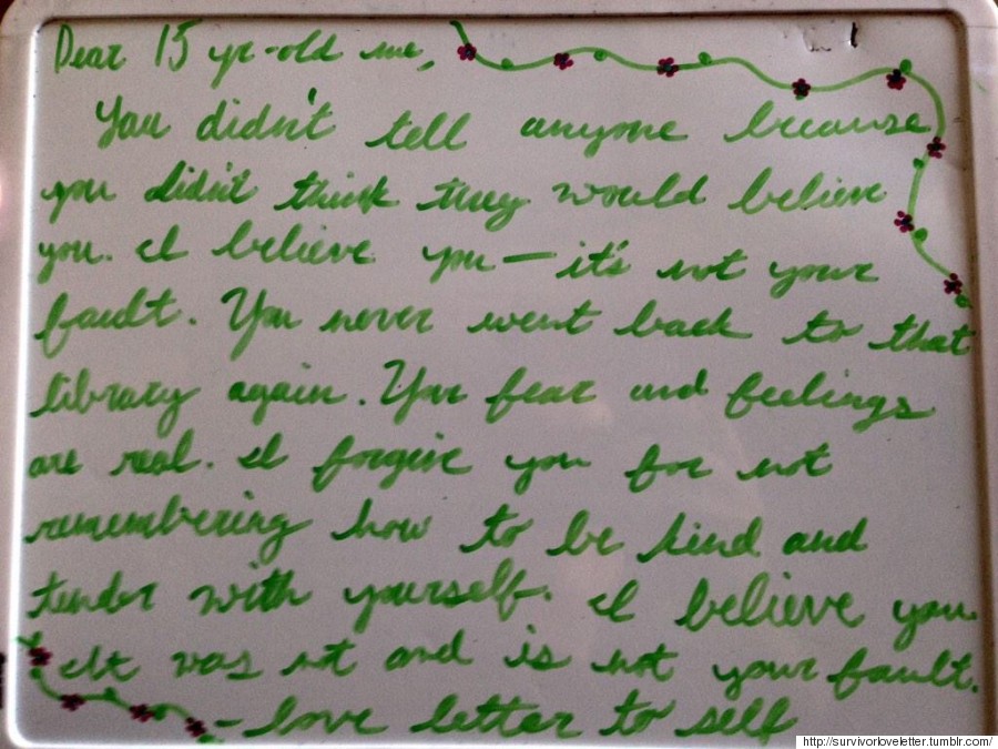 8 Love Letters That Remind Sexual Assault Survivors They Are Not Alone Huffpost