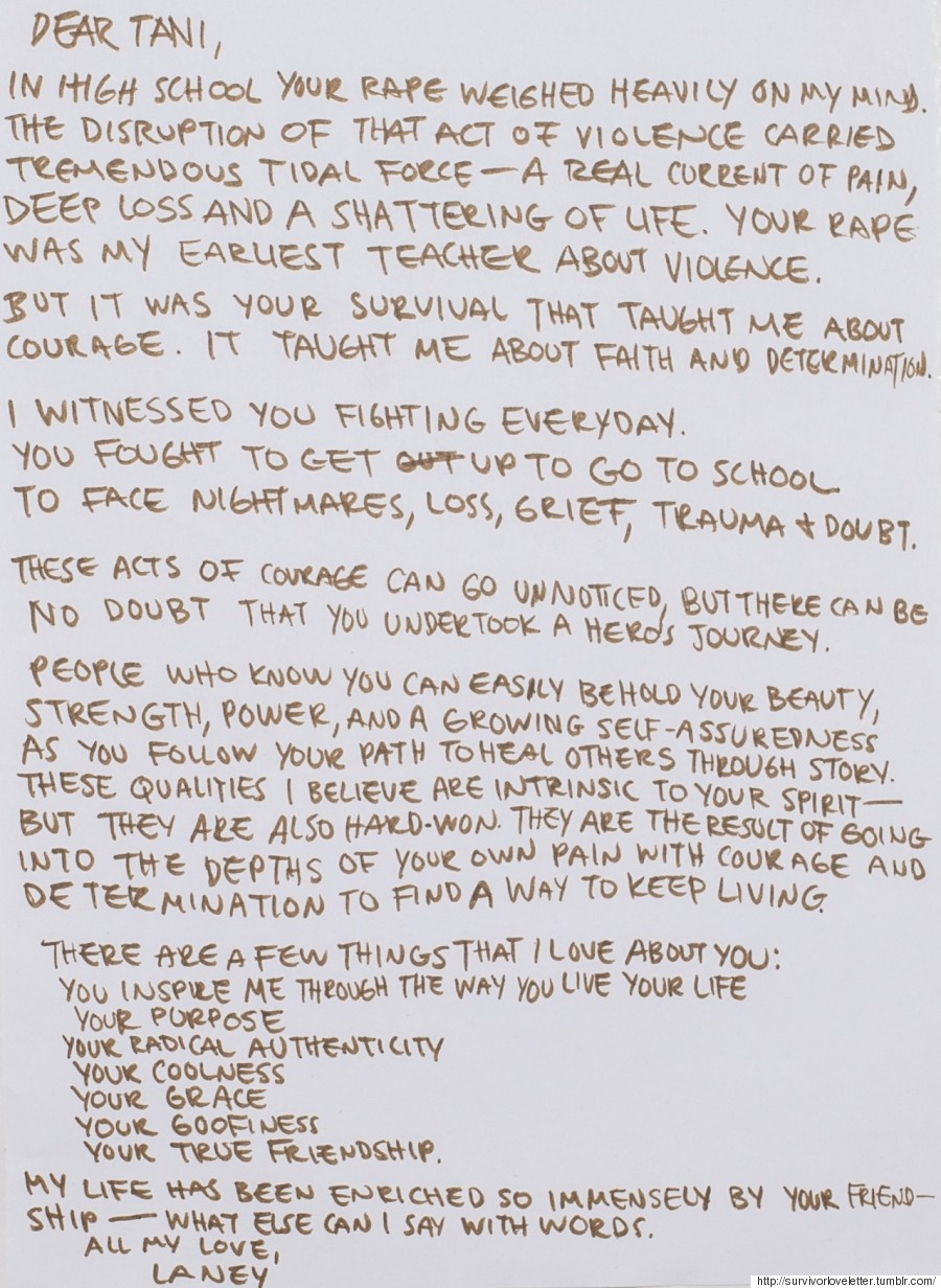 8 Love Letters That Remind Sexual Assault Survivors They Are Not Alone Huffpost 