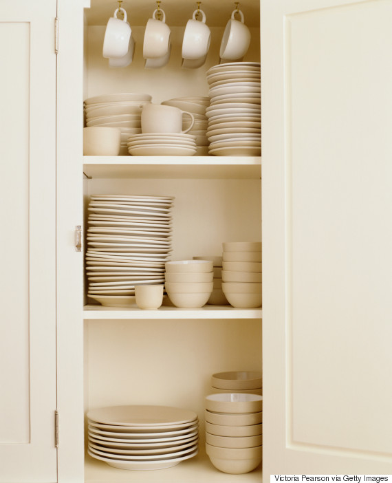 dishes cabinet