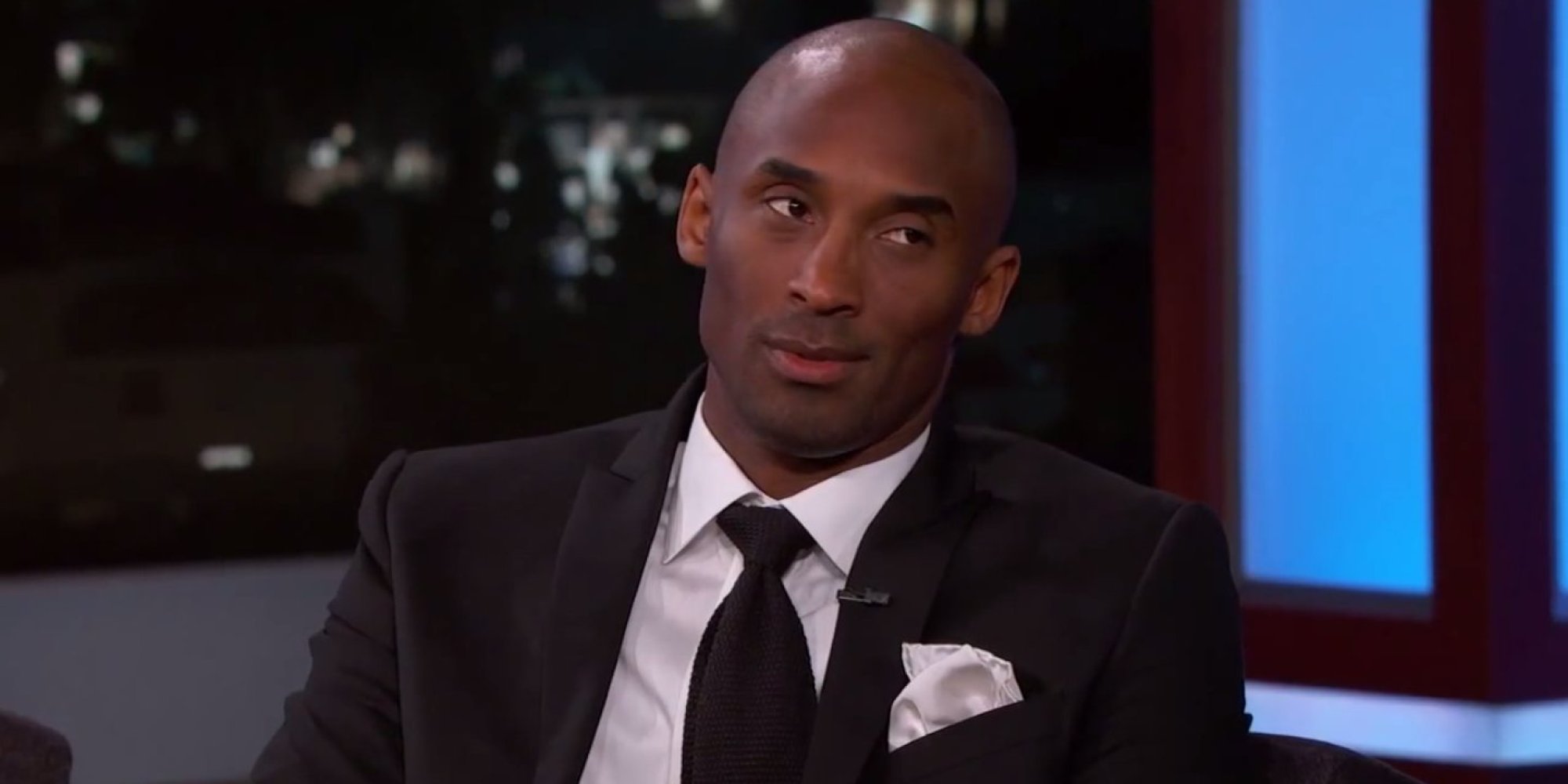 Kobe Bryant Not Exactly Thrilled When Jimmy Kimmel Shows Him Lakers ...