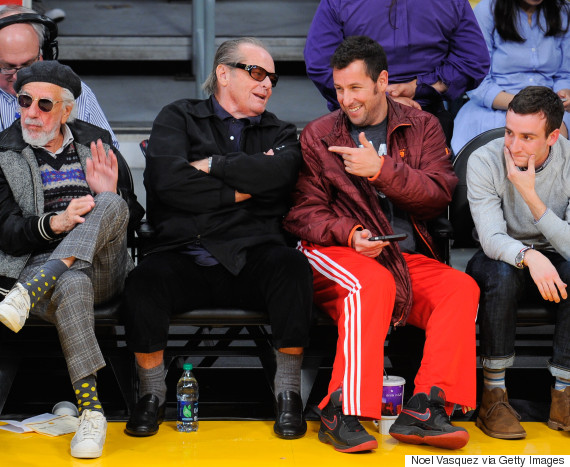 jack nicholson basketball game