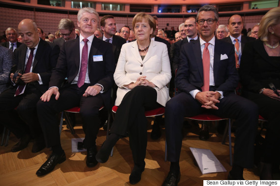 angela merkel sitting