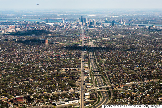 detroit aerial