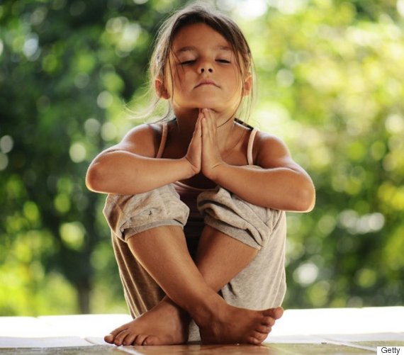 kids meditate