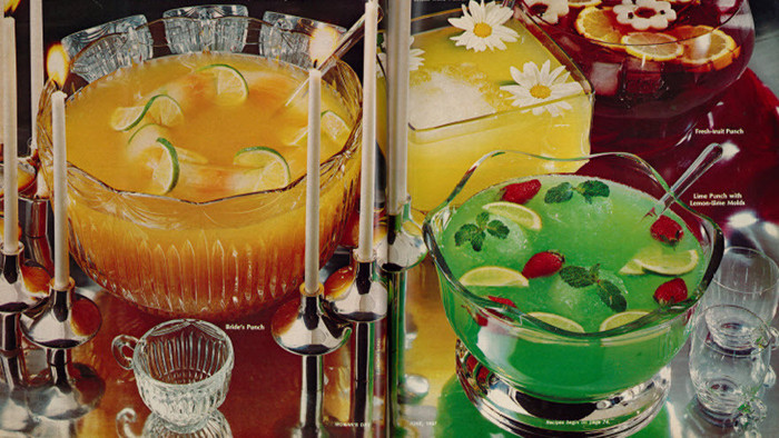 retro punch bowls