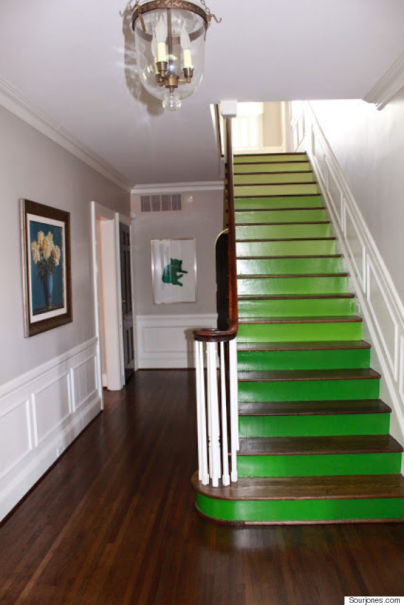 ombre staircase